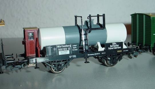 Kesselwagen 'K&ouml;ln-Rottweiler Pulverfabriken'