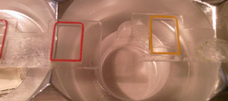 Fenstereins&uuml;tze rot und gelb