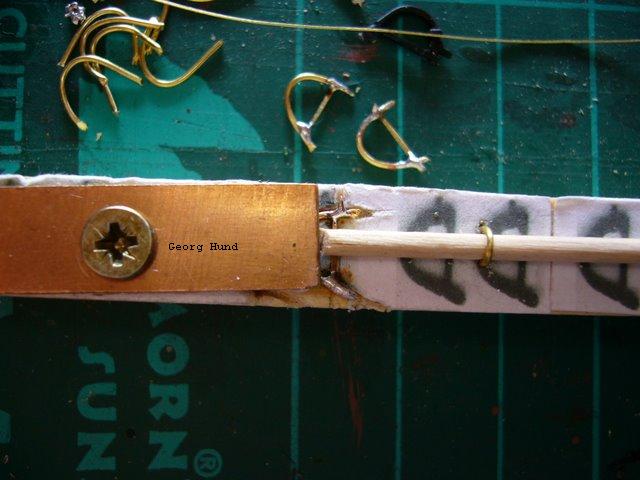 Draht mit L&ouml;tzinn verziert