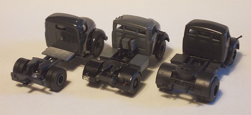 Magirus-Hauber-Zugmaschinen-Vergleich: Brekina, Preiser, M�rklin