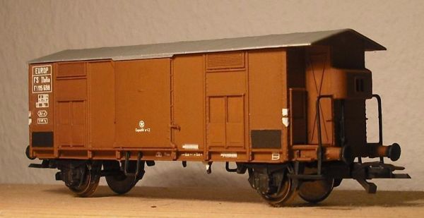 Der F mit Bremserhaus aus dem TTM-Bausatz