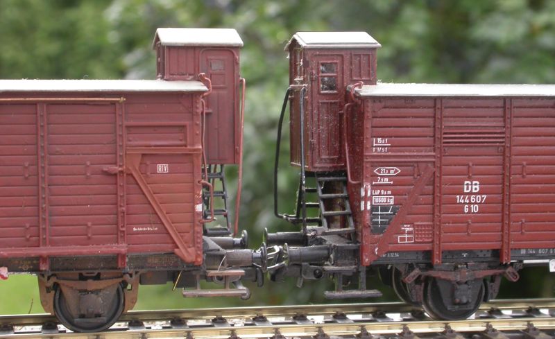 M�rklin G 10 mit Handbremse, zwei Versionen