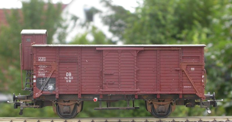 M�rklin G 10 mit Handbremse, Roco-Fahrwerk, Brawa-Bremserhaus