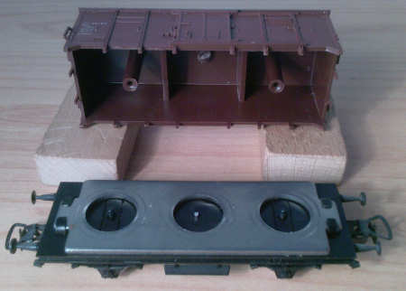 Zerlegung des Modells