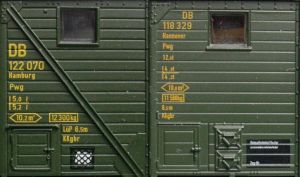 Beschriftungsdetail: links GFN, rechts Brawa